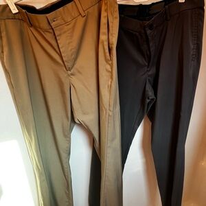 2 Nike Men's Golf Pants Gray & Khaki